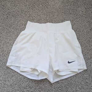 Nike Women's White Tennis Flex Shorts